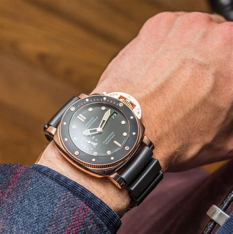 panerai 42mm on wrist